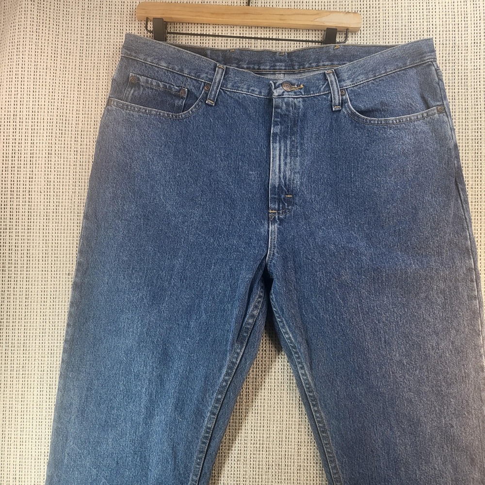 Wrangler Five‎ Star Jeans Mens 38x30 Blue Regular Fit Denim Straight Leg Cotton